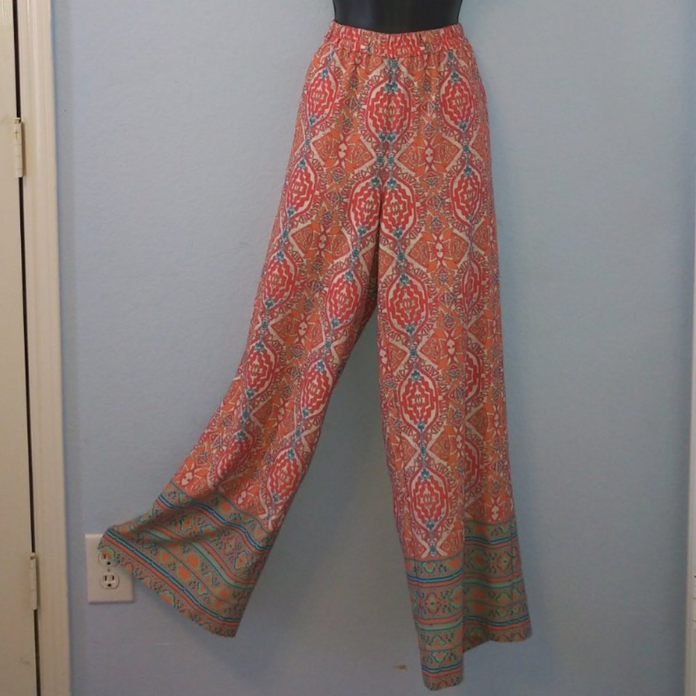 Wide Leg Pant w/ Elastic Waist (Medium)